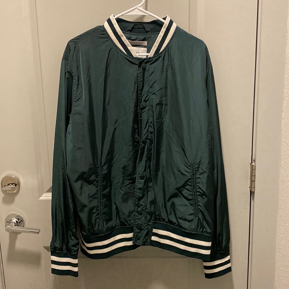 Goodfellow & Co Men's Bomber Jacket Lightweight Snap Closure Size XL